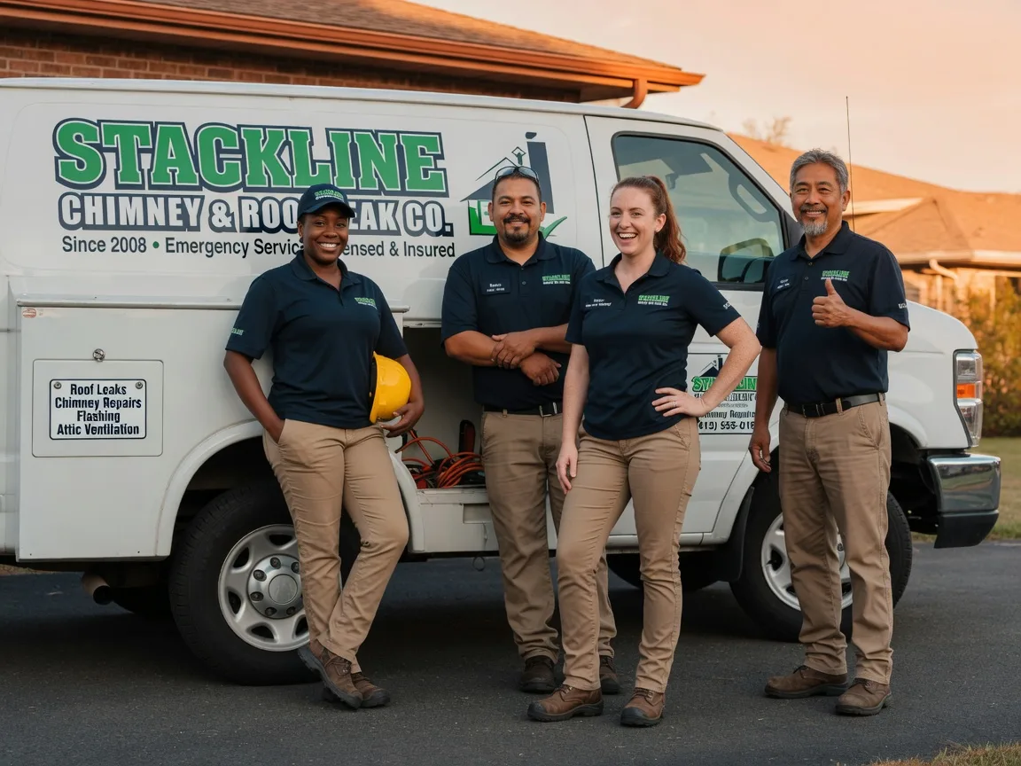 Chimney flashing repair company in Warren, IL